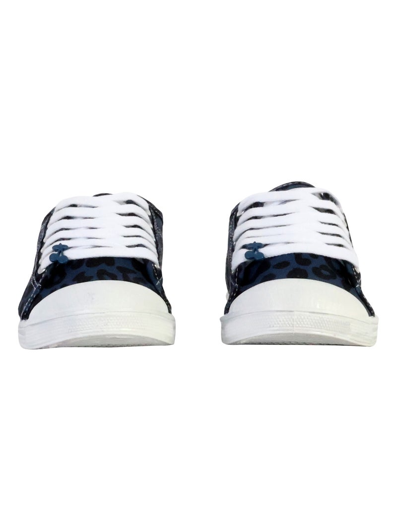Tennis à Lacets Le Temps Des Cerises Basic 02 Noir Bleu Noir - Kiabi