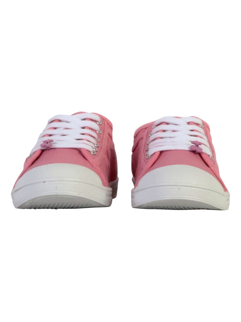 Tennis à Lacets Le Temps Des Cerises Basic 02 Rose - Kiabi
