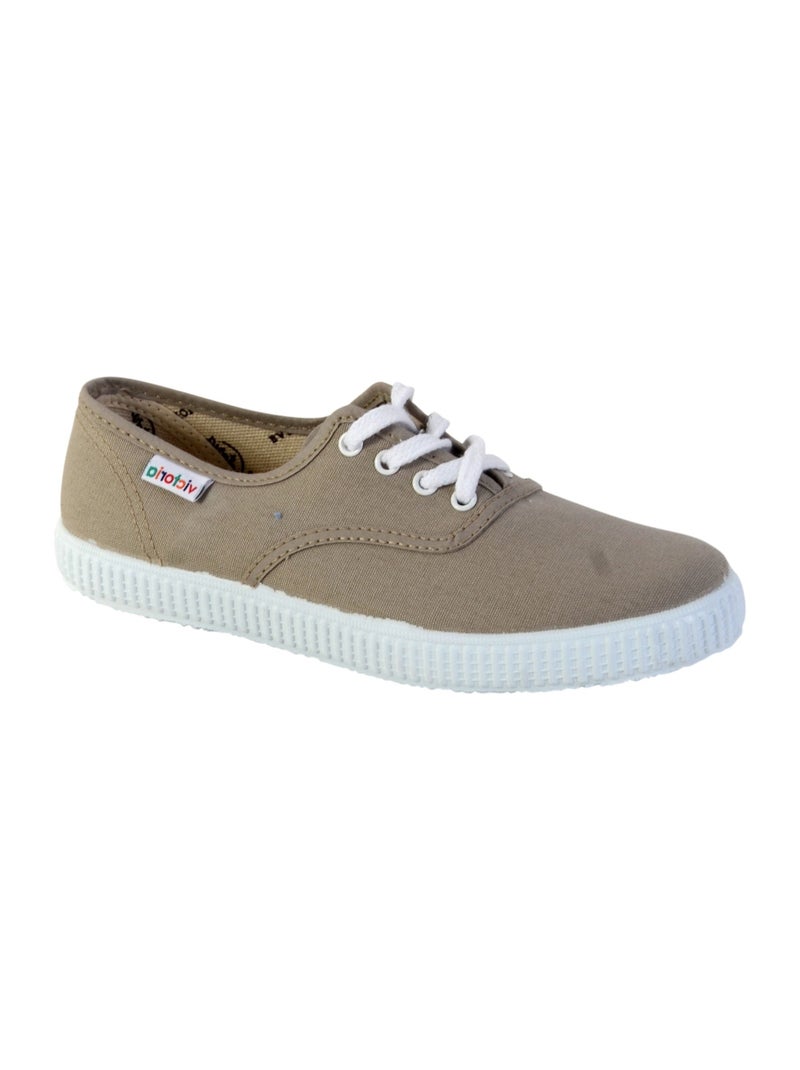 Tennis à Lacets Victoria Beige - Kiabi