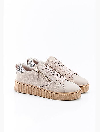 Tennis Amortyl cuir embossé - Damart