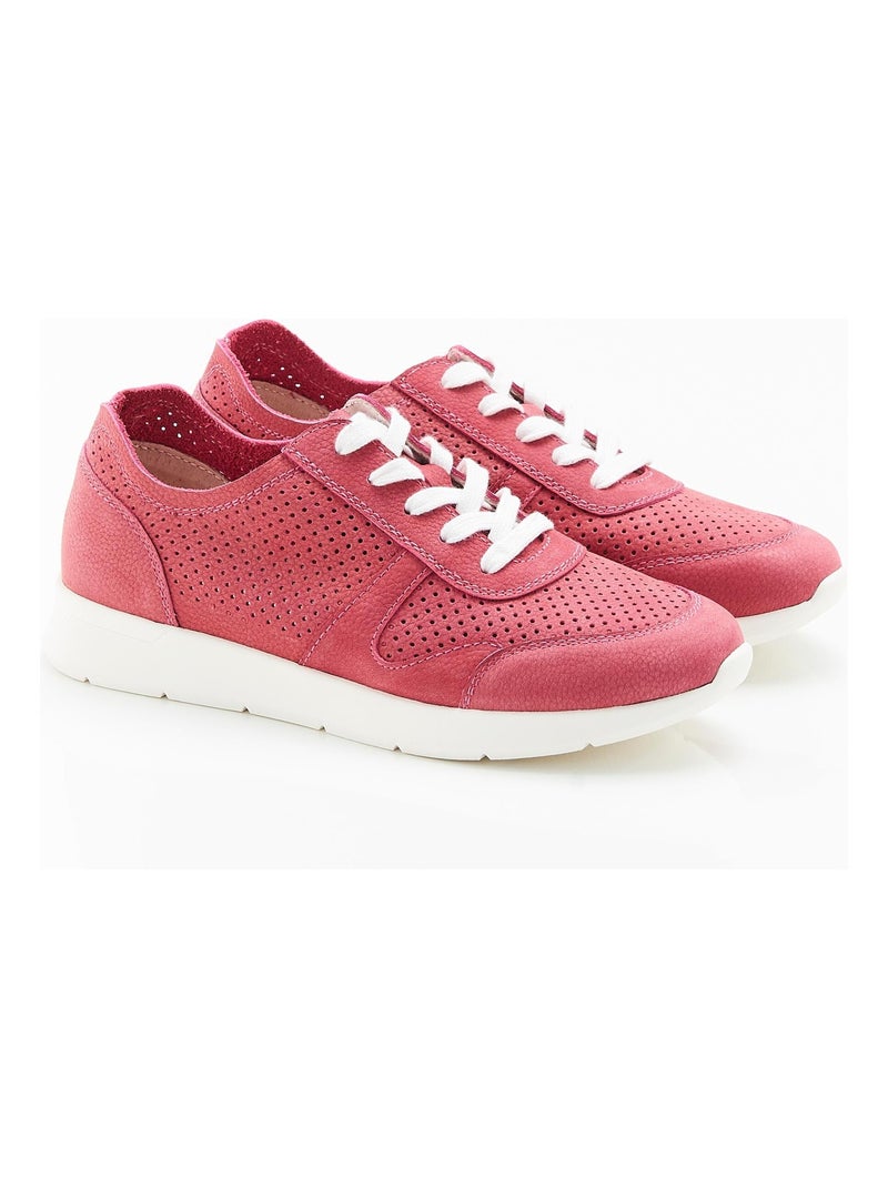 Tennis aspect nubuck légères Amortyl - Damart Rose foncé - Kiabi