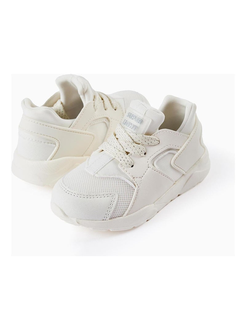 Tennis basket baskets, à lacets NEW YORK Blanc - Kiabi