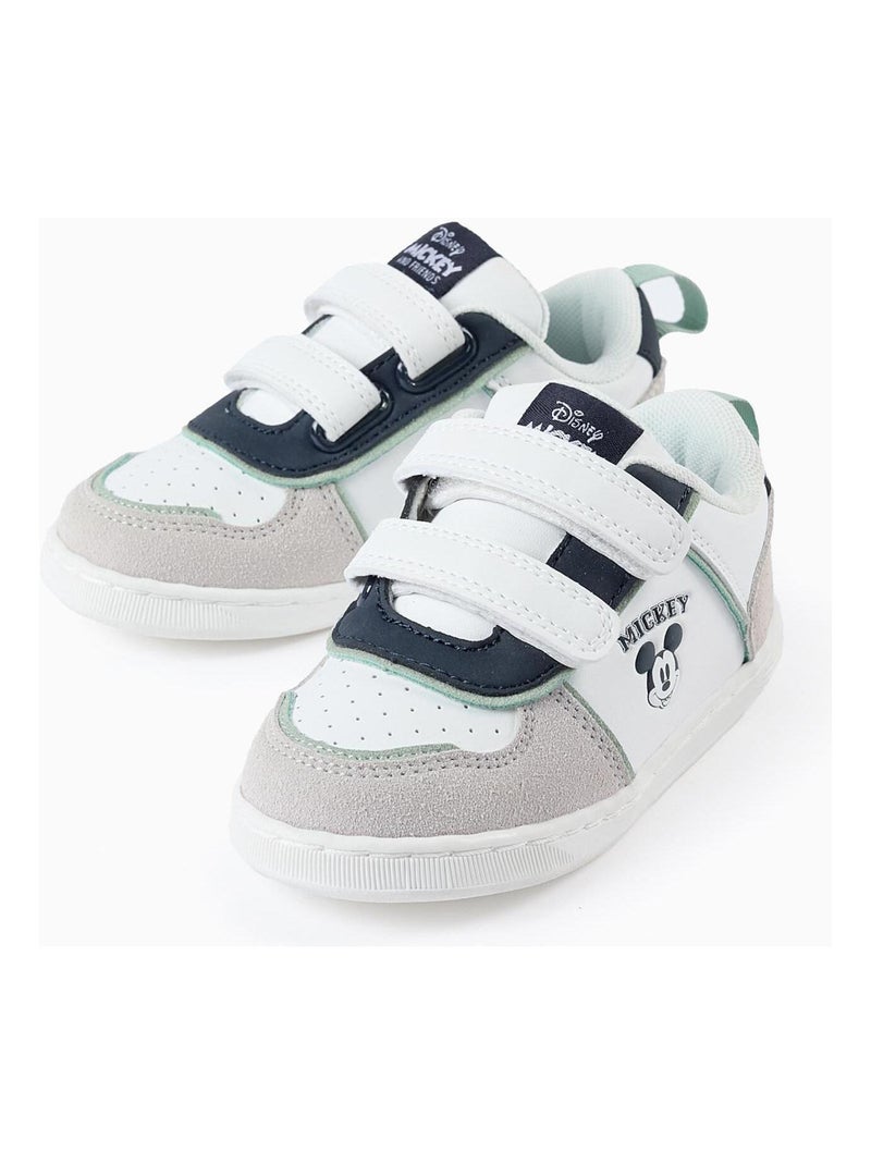 Tennis basket Fermeture à glissière et détail Mickey MICKEY Beige clair - Kiabi