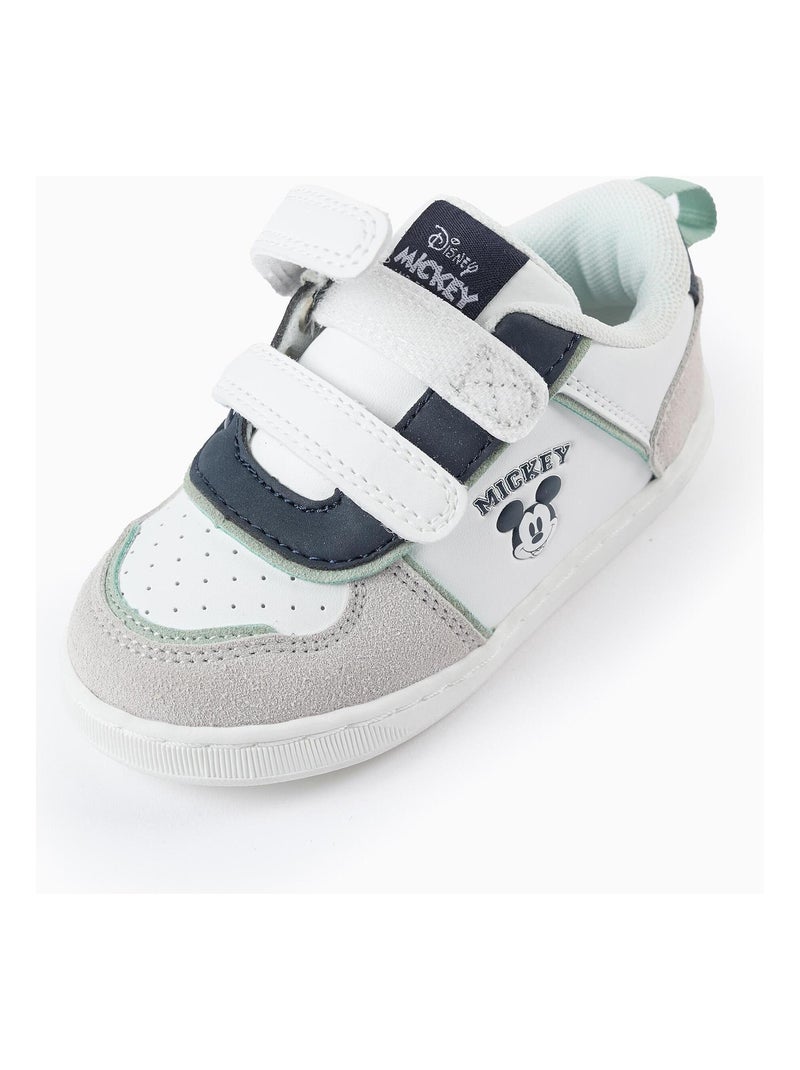 Tennis basket Fermeture à glissière et détail Mickey MICKEY Beige clair - Kiabi
