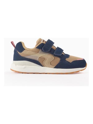 Baskets Victoria Pour Femme - Synthétique Effet Cuir - Scratch - Multicolore Plateau - Taille 38 - Blanc