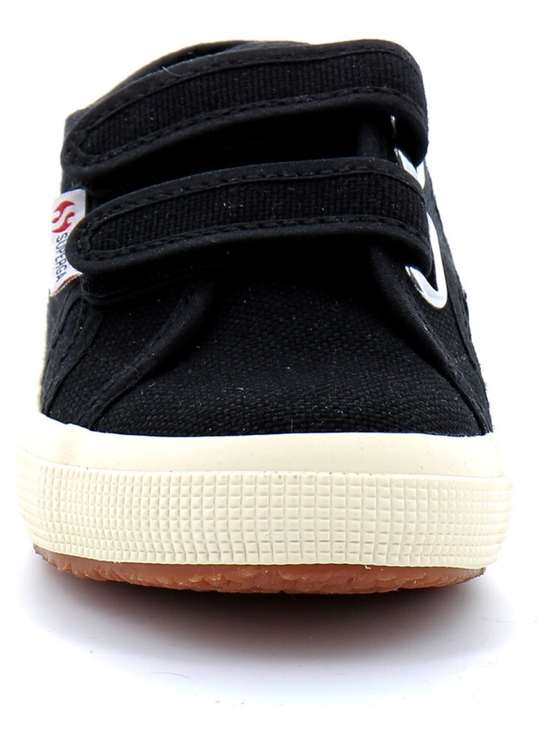 Tennis Basse à Scratch Pour Enfant Cotjstrap Classic Noir - Kiabi