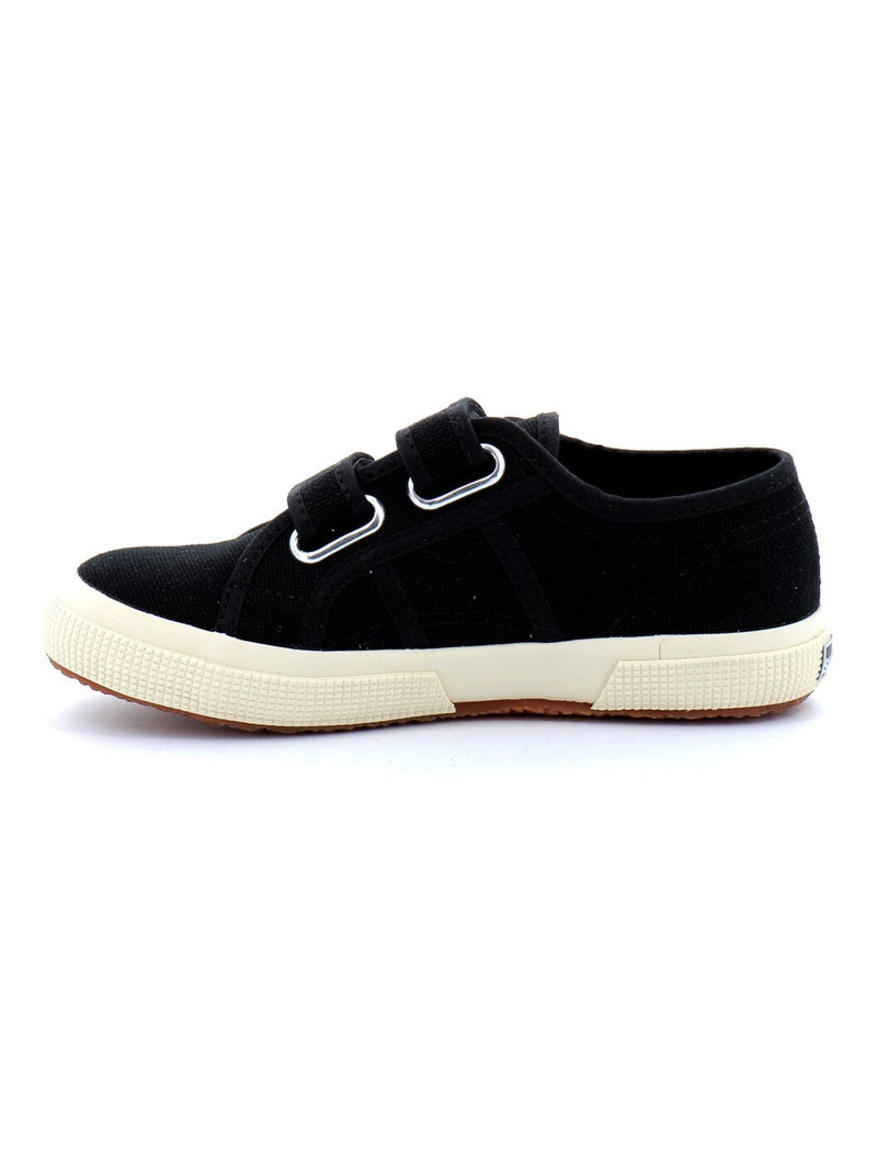 Tennis Basse à Scratch Pour Enfant Cotjstrap Classic Noir - Kiabi