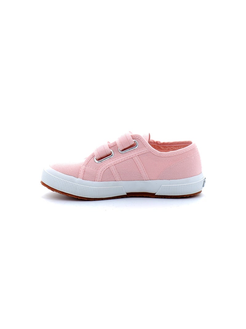 Tennis Basse à Scratch Pour Enfant Cotjstrap Classic Rose - Kiabi