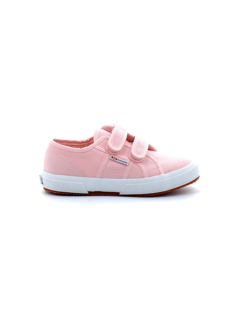 Tennis Basse à Scratch Pour Enfant Cotjstrap Classic Rose - Kiabi
