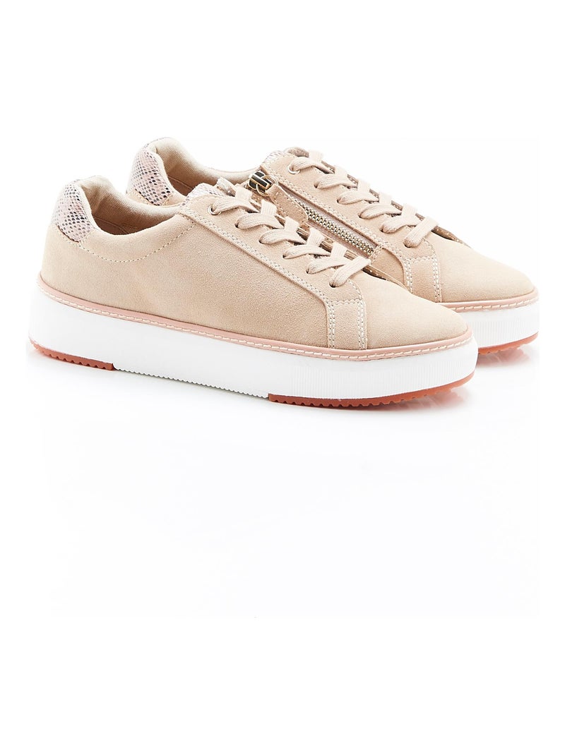 Tennis compensées Amortyl - Damart Beige sable - Kiabi