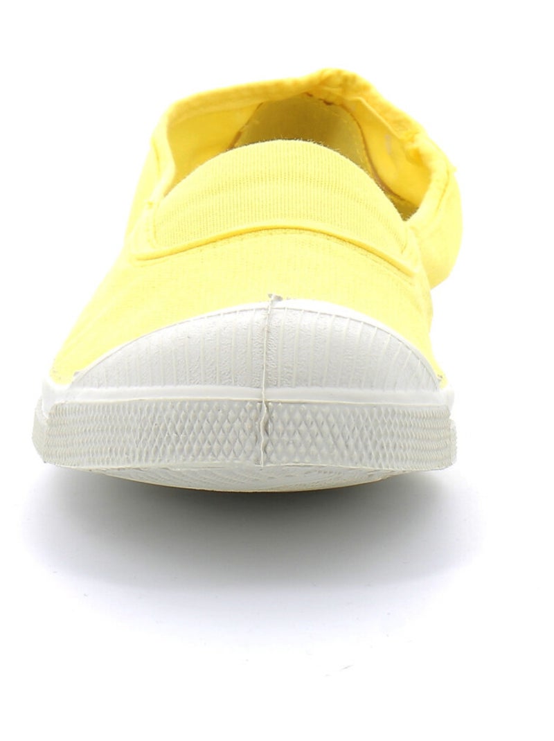 Tennis en Toile Bensimon Jaune - Kiabi