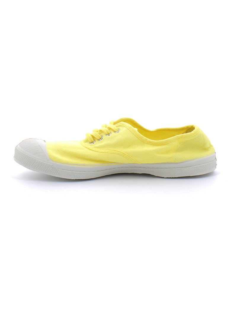 Tennis en Toile Bensimon Jaune - Kiabi