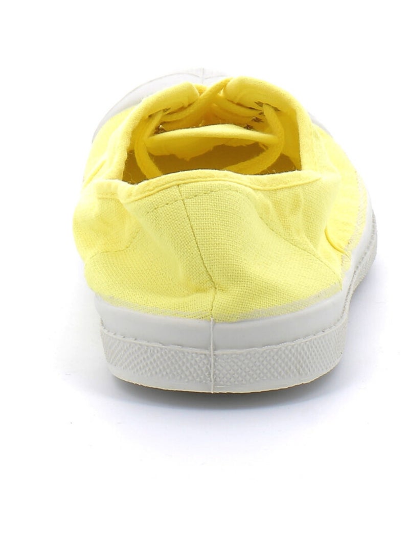 Tennis en Toile Bensimon Jaune - Kiabi