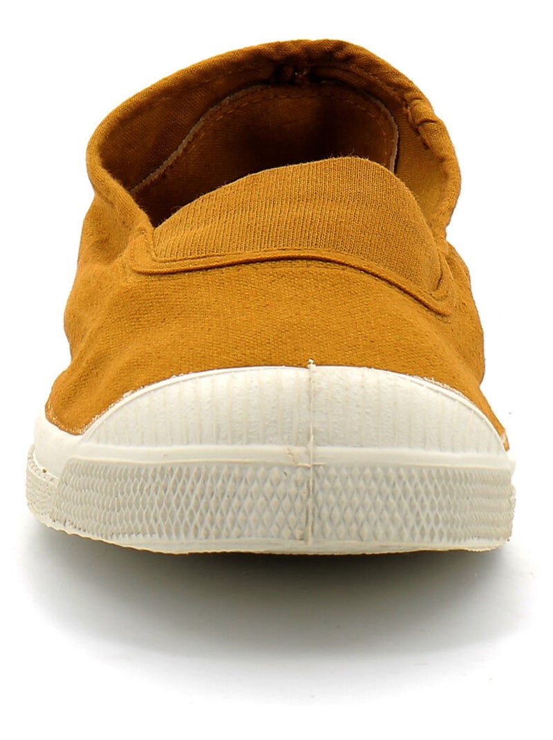 Tennis en Toile Bensimon Marron - Kiabi