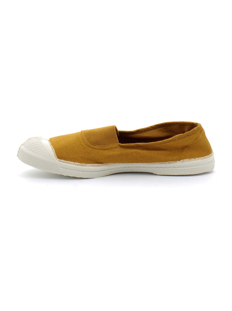 Tennis en Toile Bensimon Marron - Kiabi