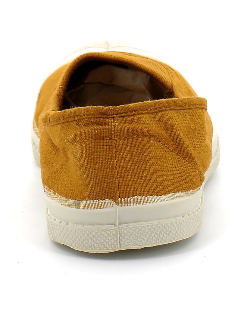 Tennis en Toile Bensimon Marron - Kiabi
