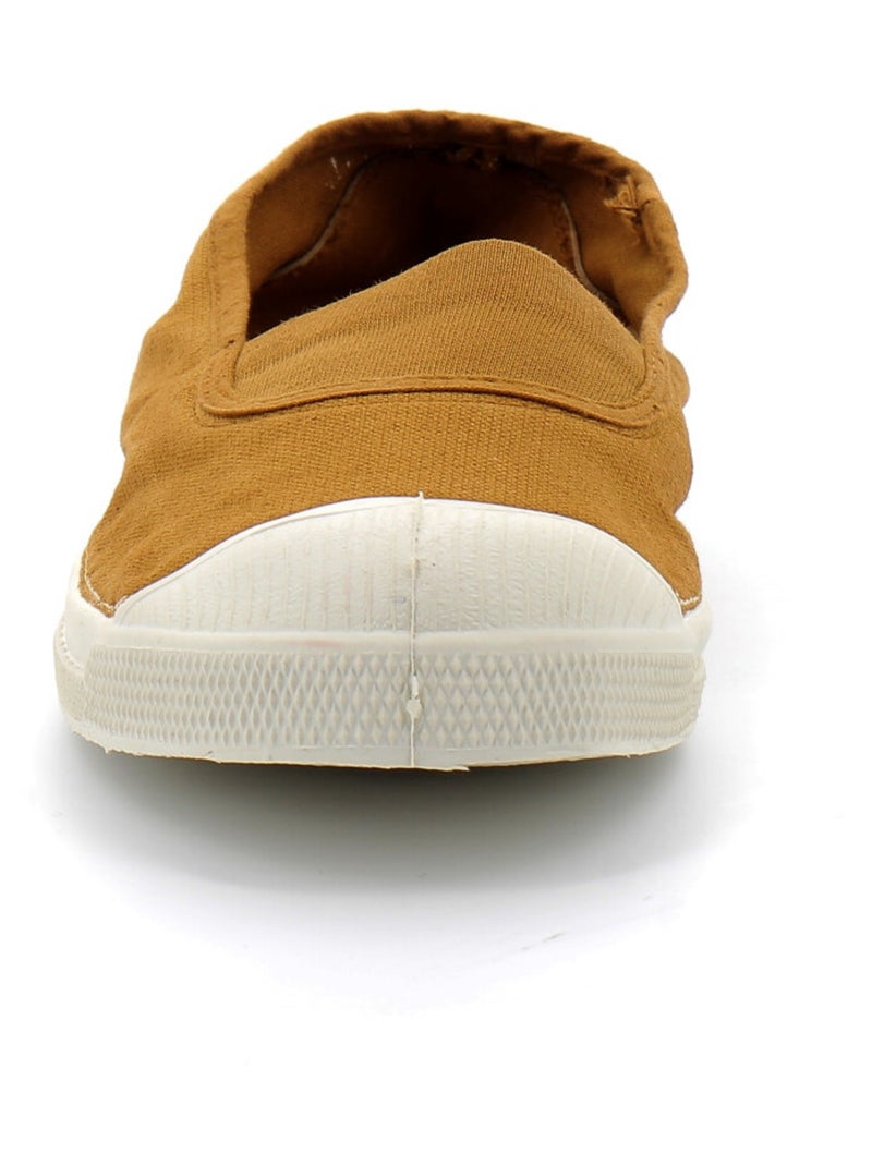 Tennis en Toile Bensimon Marron - Kiabi