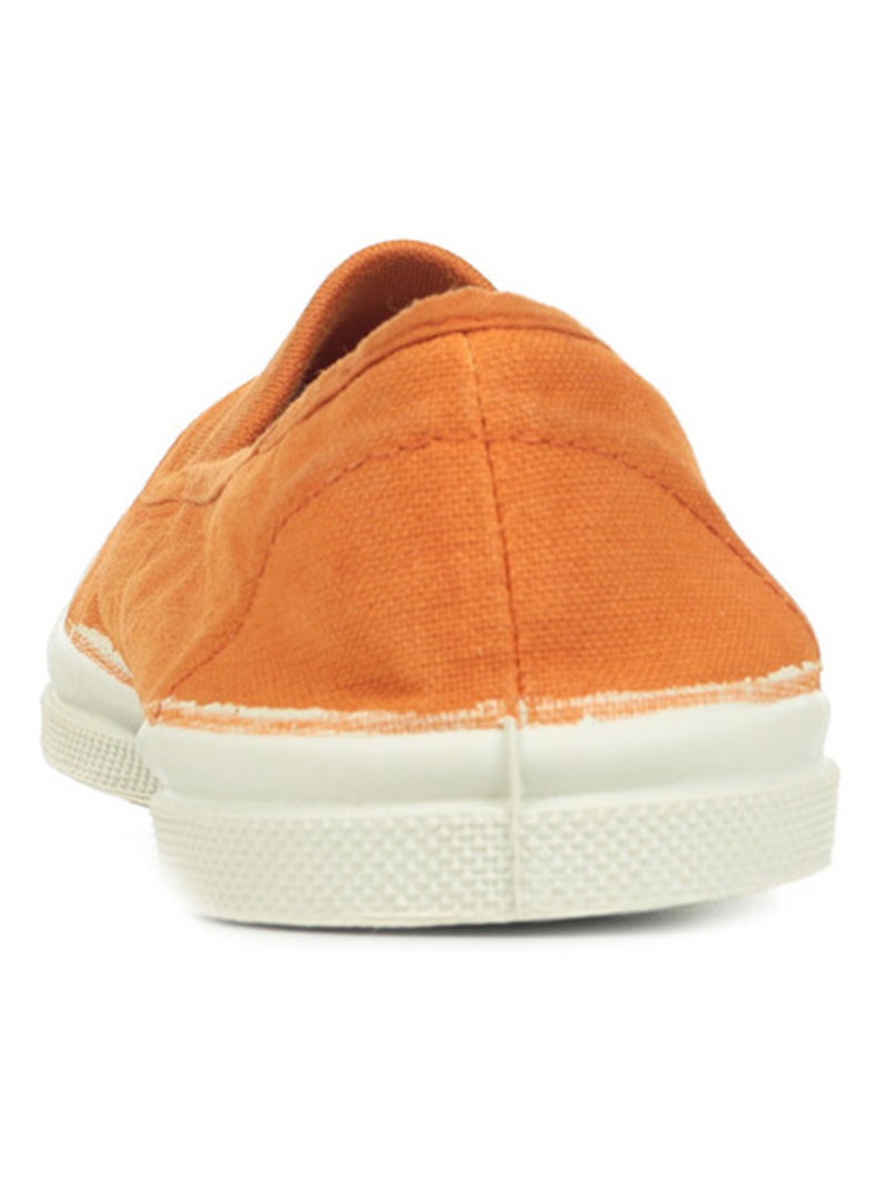 Tennis en Toile Bensimon Orange - Kiabi