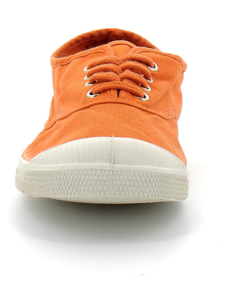 Tennis en Toile Bensimon Orange - Kiabi