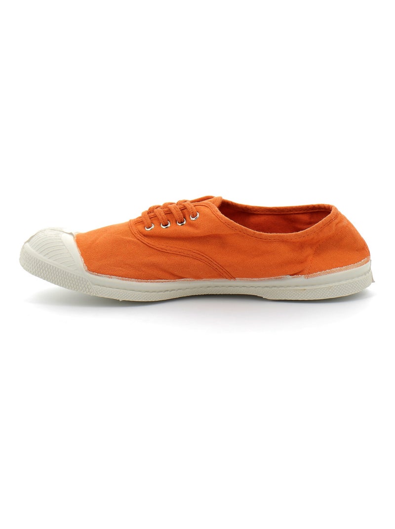Tennis en Toile Bensimon Orange - Kiabi
