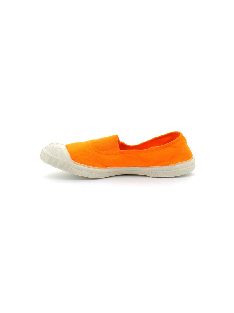 Tennis en Toile Bensimon Orange - Kiabi