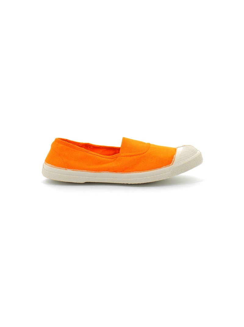 Tennis en Toile Bensimon Orange - Kiabi