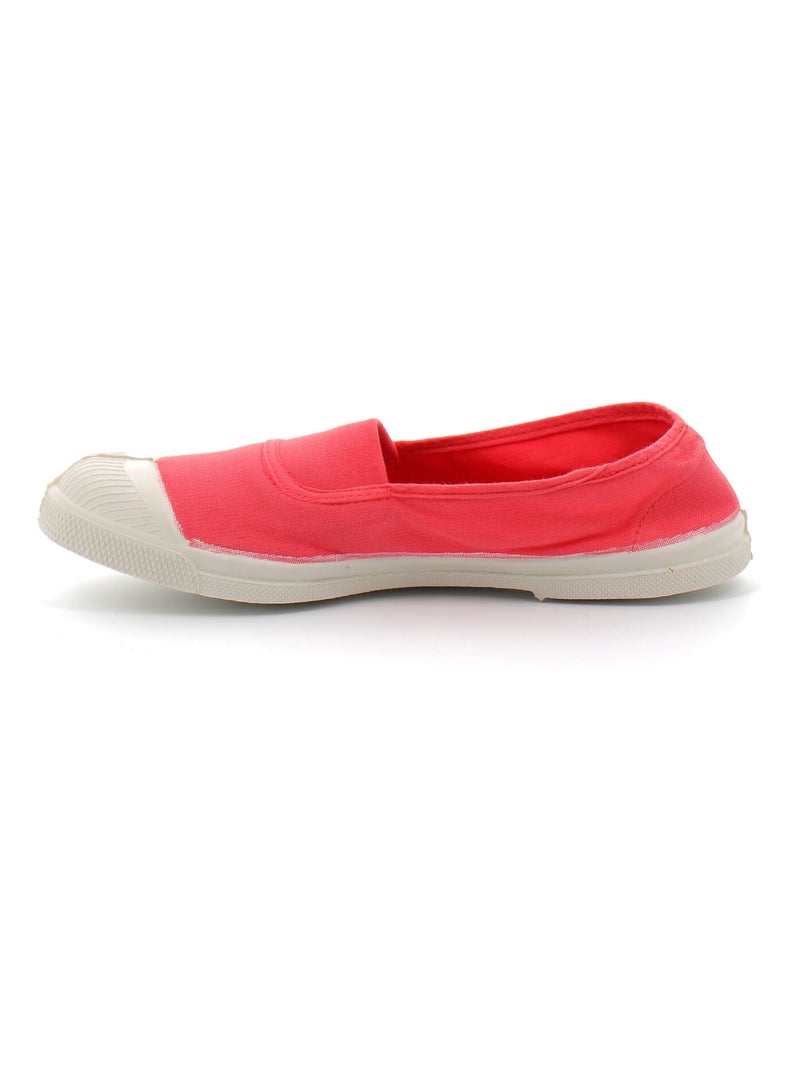 Tennis en Toile Bensimon Rose - Kiabi