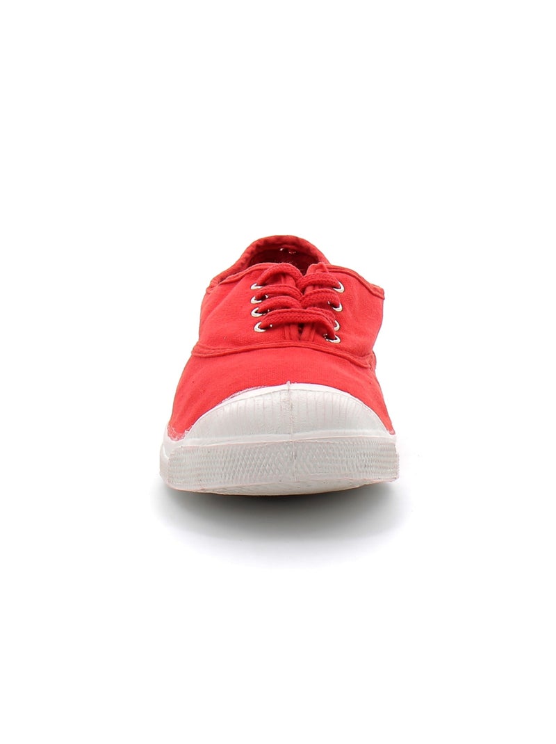 Tennis en Toile Bensimon Rouge - Kiabi