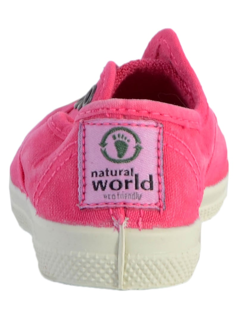 Tennis  Enfant Natural World Ingles Rose fushia - Kiabi
