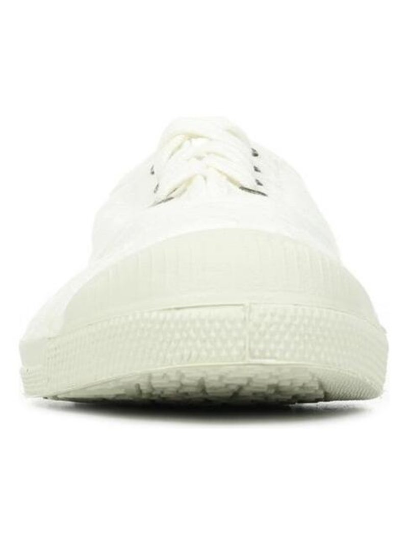 Tennis Lacet Natural World Ingles Bordado Tintado Blanc - Kiabi