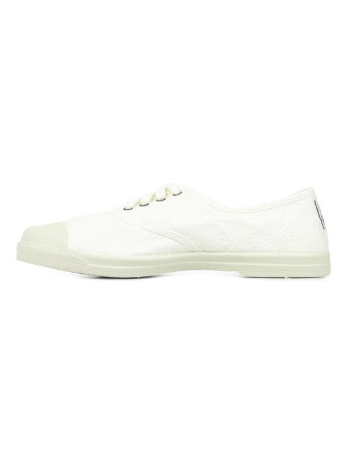 Tennis Lacet Natural World Ingles Bordado Tintado - Kiabi