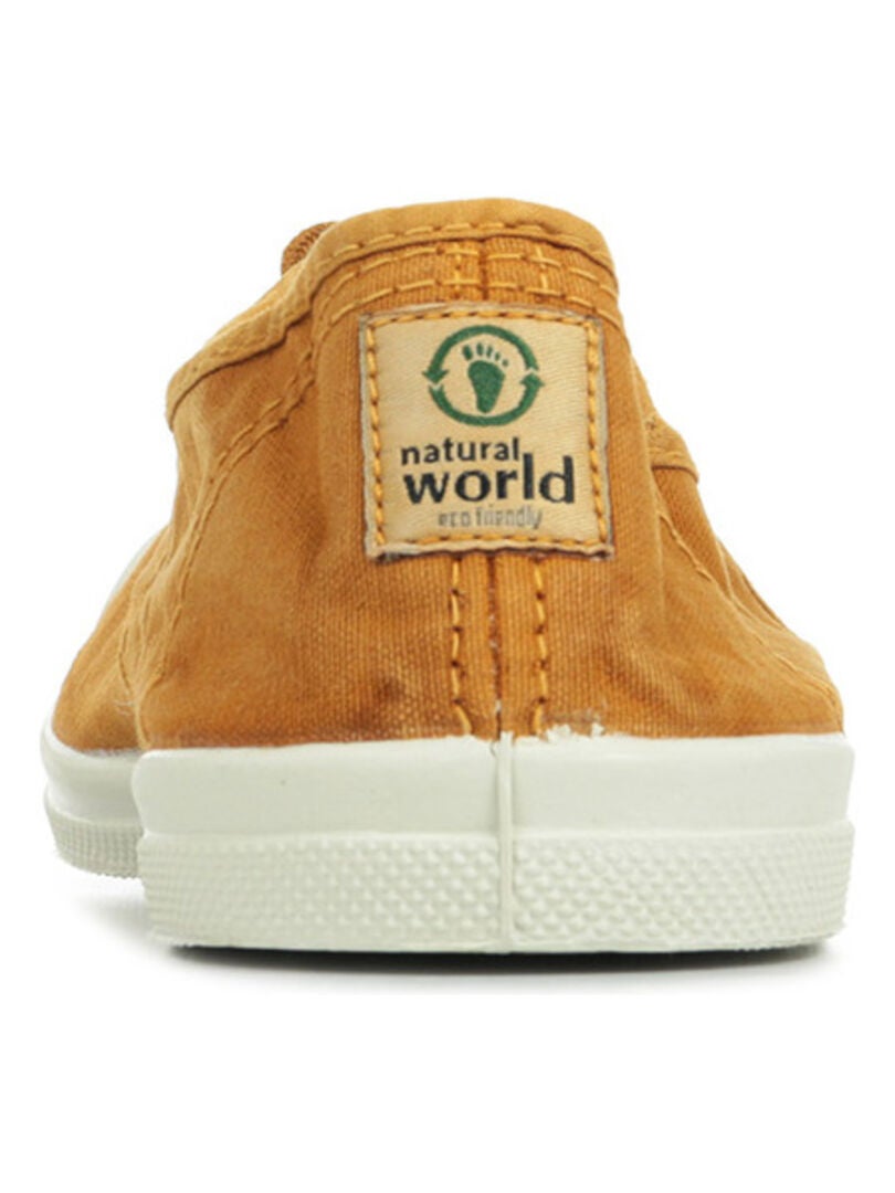 Natural World Tennis - Scarpe Da Ginnastica In Cotone Organico, Suola In Gomma Vulcanizzata, Vegan