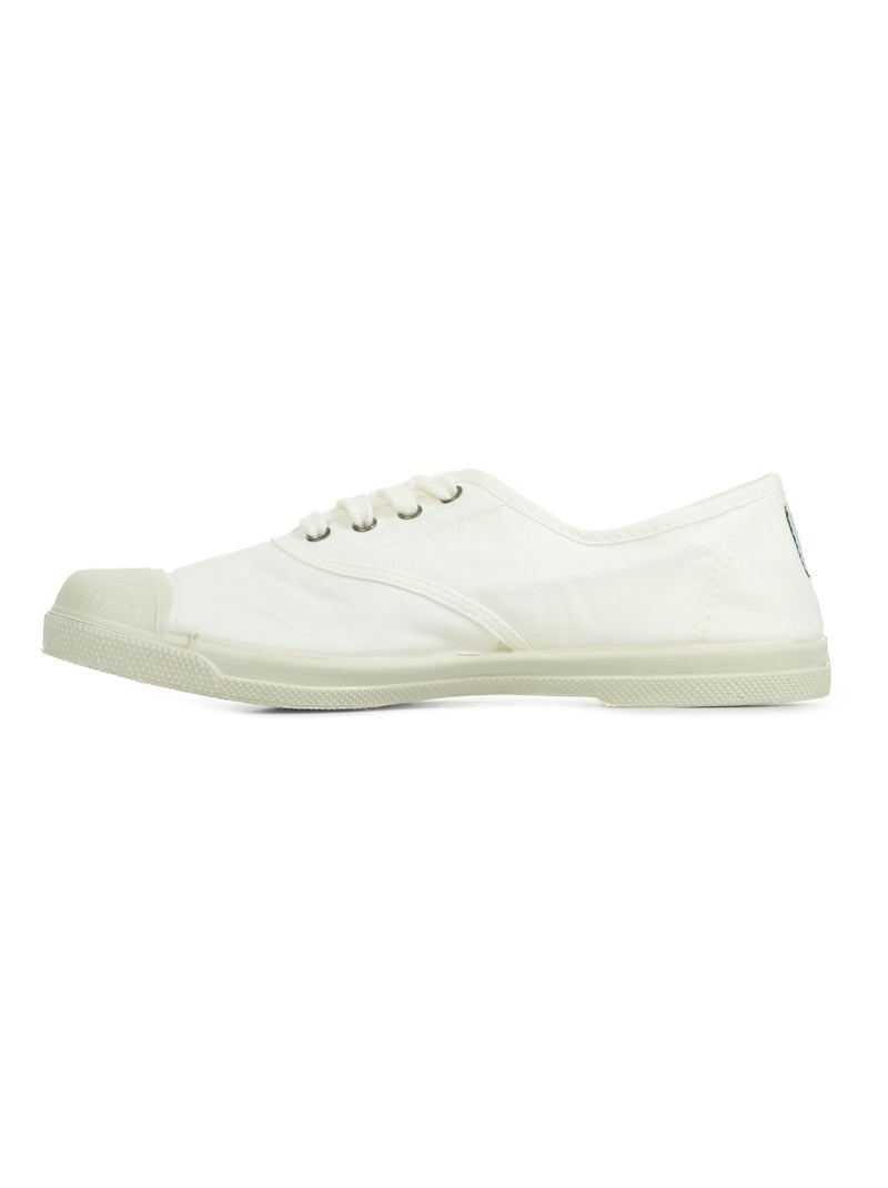 Tennis Lacet Natural World INGLES TINTADO ELAST. CORDONES 102 Blanc - Kiabi