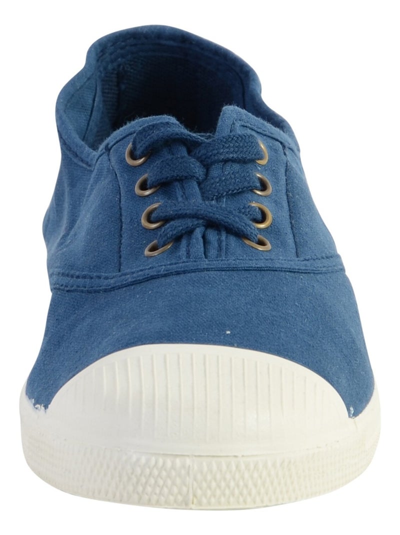 Tennis Lacet Natural World INGLES TINTADO ELAST. CORDONES 102 Bleu - Kiabi