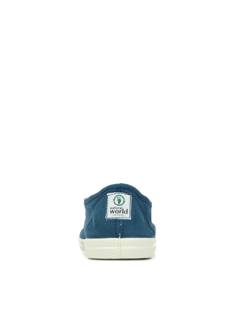 Tennis Lacet Natural World INGLES TINTADO ELAST. CORDONES 102 Bleu - Kiabi