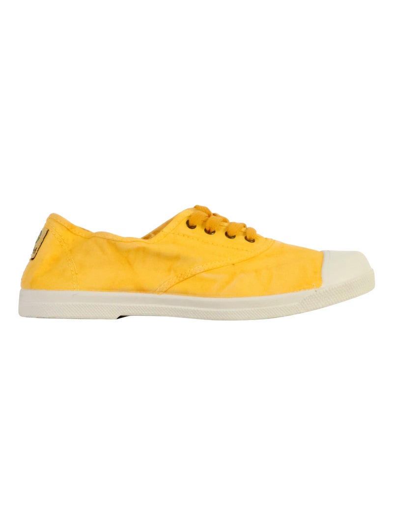 Tennis Lacet Natural World Jaune - Kiabi