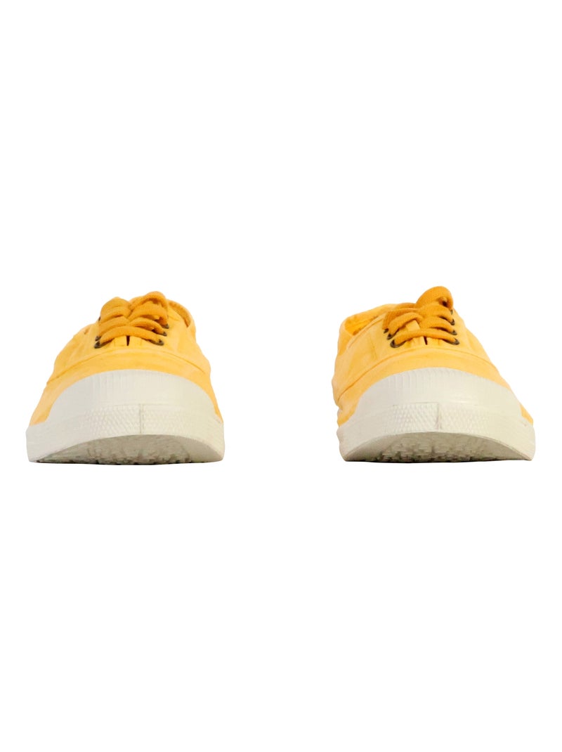 Tennis Lacet Natural World Jaune - Kiabi