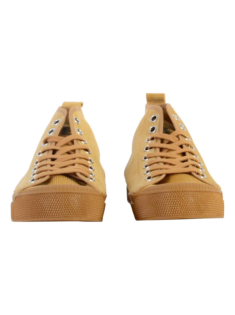 Tennis Lacets Bensimon Stella Baby Cord Marron - Kiabi