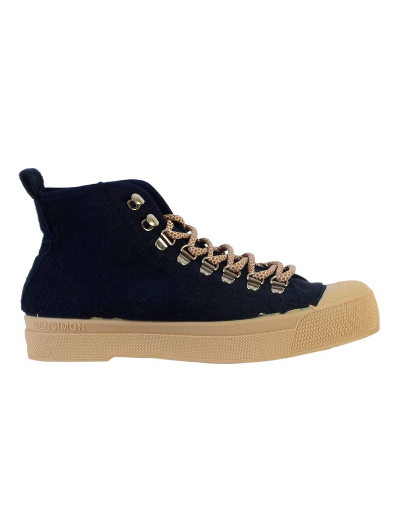 Tennis Lacets Bensimon Stella Wool Bleu - Kiabi