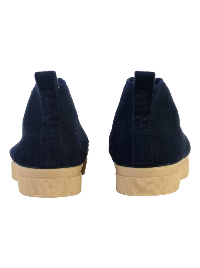 Tennis Lacets Bensimon Stella Wool Bleu - Kiabi