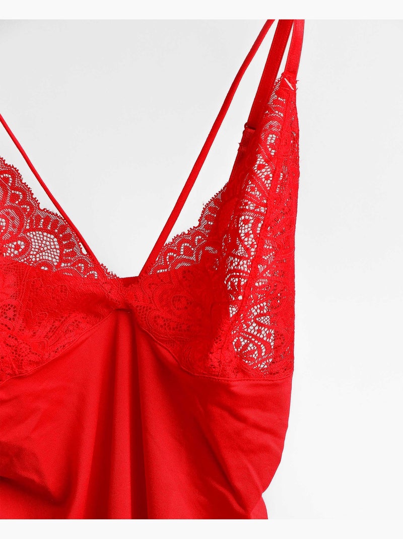 Tentation ridée ADMAS pour femmes Rouge - Kiabi