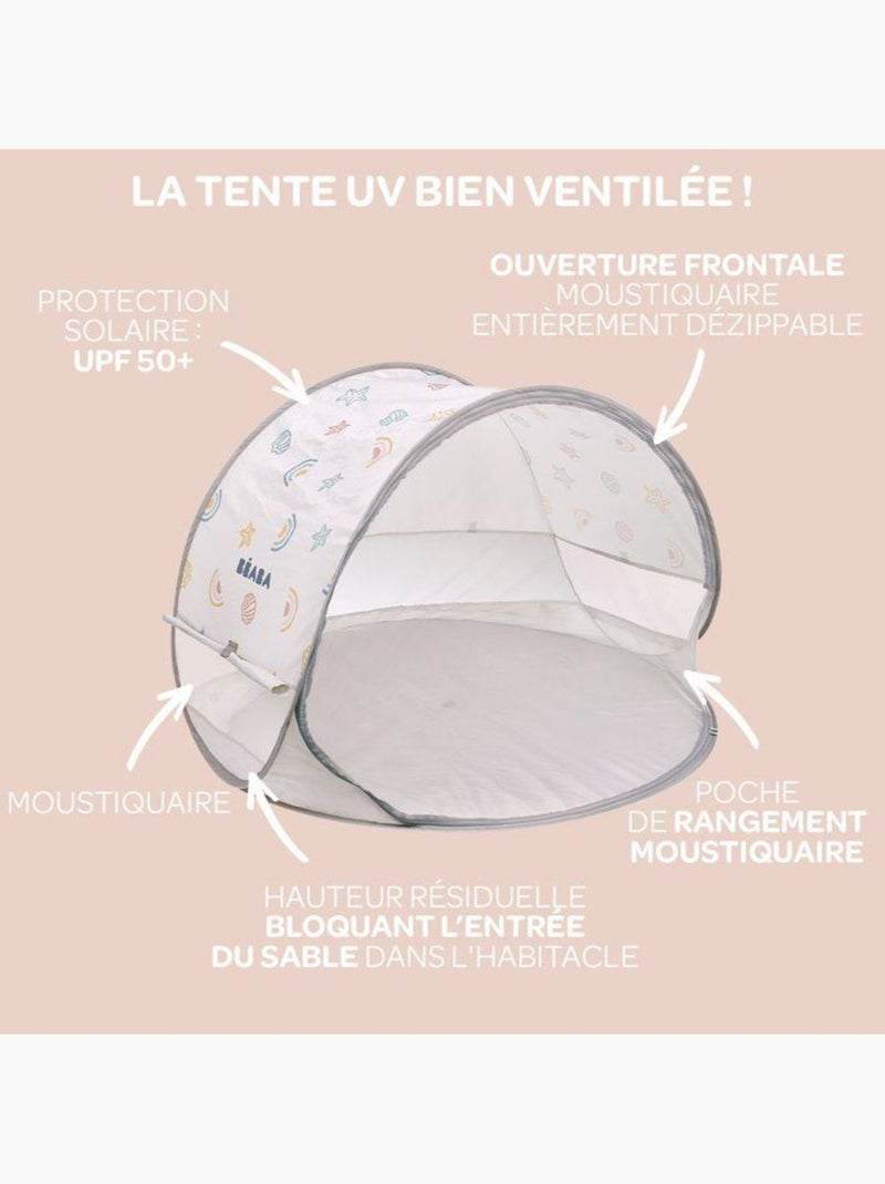 Tente anti-uv - beaba - breezy - terre d'argile Beige - Kiabi
