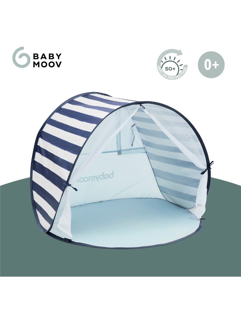 Tente Anti UV Haute protection Marinière pour bébé 'Babymoov' Bleu foncé - Kiabi