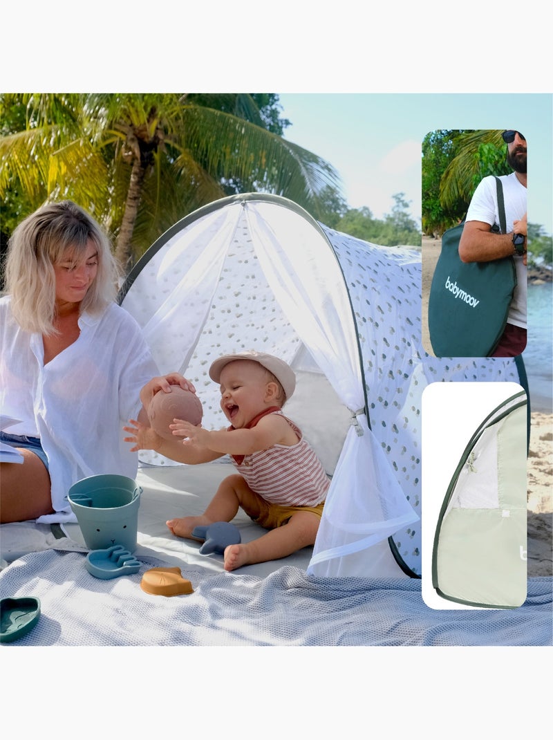 Tente Anti UV Haute protection Provence pour bébé 'Babymoov' Vert clair - Kiabi