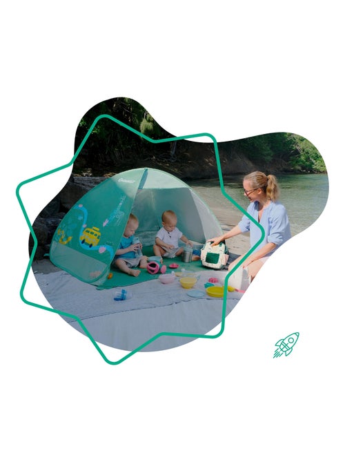 Tente anti-UV pour enfant, Système pop-up, Protection FPS 50+ 'Badabulle' - Kiabi