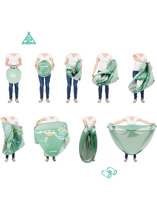 Tente anti-UV pour enfant, Système pop-up, Protection FPS 50+ 'Badabulle' - Kiabi