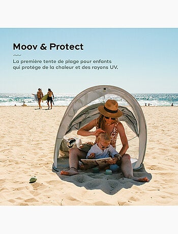 Tente Anti UV Haute protection Marinière pour bébé 'Babymoov'