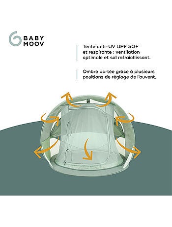 Tente Anti UV Haute protection Marinière pour bébé 'Babymoov'