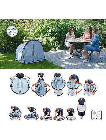 Tente Anti UV UPF 50+ bébé plage - Marinière