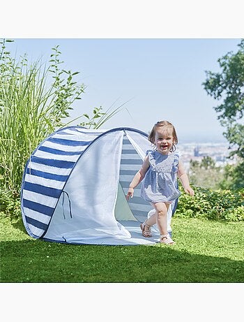 Tente Anti UV UPF 50+ bébé plage - Marinière